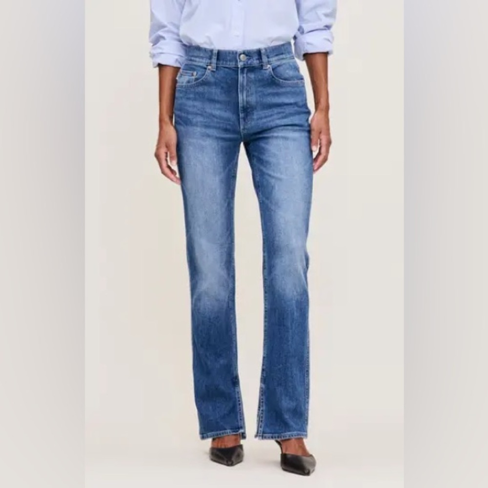 DL1961 Dark Blue Straight Leg Jeans